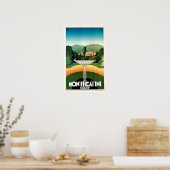 Montecatini Toskana Italien Vintage Poster (Küche)