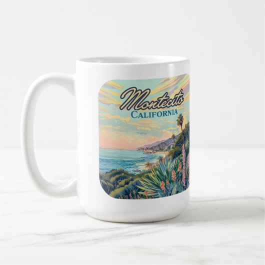 Montecito California Santa Barbara Küste Kaffeetasse (Links)