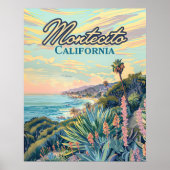 Montecito California Santa Barbara Küste Poster (Vorne)