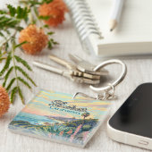 Montecito California Santa Barbara Küste Schlüsselanhänger (Vorderseite rechts)