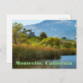 Montecito, Kalifornien Postkarte (Vorne/Hinten)