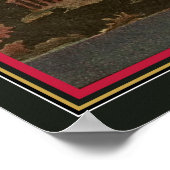 Montedoro-Art-Deco-asiatische Mode Poster (Ecke)