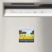 Montefalco, Italienisches Reiseplakat Magnet (In Situ (Geschirrspüler))