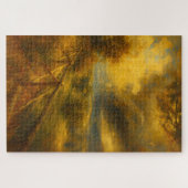 Montefalco Italy Turner Style Art Puzzle (Horizontal)