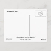 Montefiorale, Italien Postkarte (Rückseite)