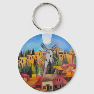 Montefiore Windmill Schlüsselanhänger