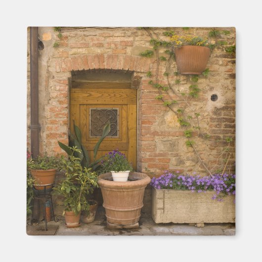 Montefollonico, Val d'Orcia, Provinz Siena, 2 Magnet (Vorne)