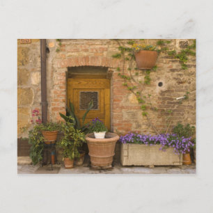 Montefollonico, Val d'Orcia, Provinz Siena, 2 Postkarte