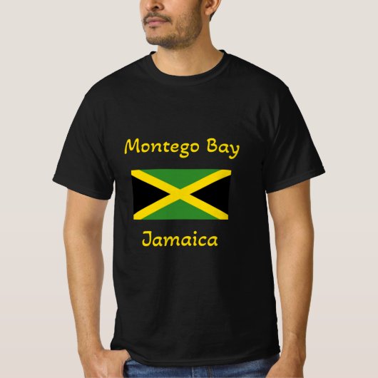 Montego Bay Jamaica - Jamaikanischer T - Shirt (Vorderseite)