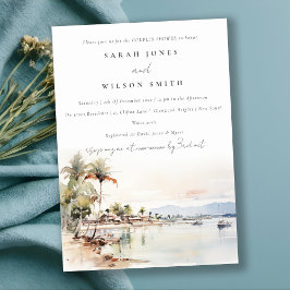 Montego Bay Jamaica Landschaft Paare Dusche Einladung