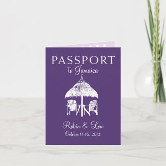 Montego Bay Jamaica Passport Geburtstagsreise Präs Einladung