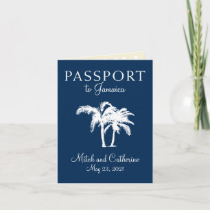 Montego Bay Jamaica Passport Hochzeitseinladung Einladung