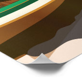 Montego Bay Jamaica Reiseplakat Poster (Ecke)