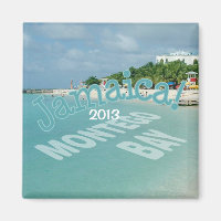 Montego Bay Jamaica Travel Foto Souvenir Magnet