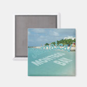 Montego Bay Jamaica Travel Foto Souvenir Magnet (Vorderseite/Rückseite)
