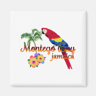 Montego Bay Jamaica Tropfapfel Magnet