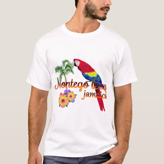 Montego Bay Jamaica Tropfapfel T-Shirt (Vorderseite)