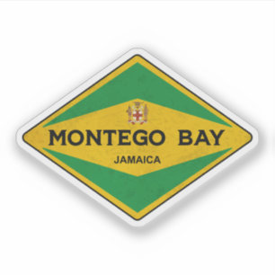 Montego Bay Jamaica Vintag Aufkleber