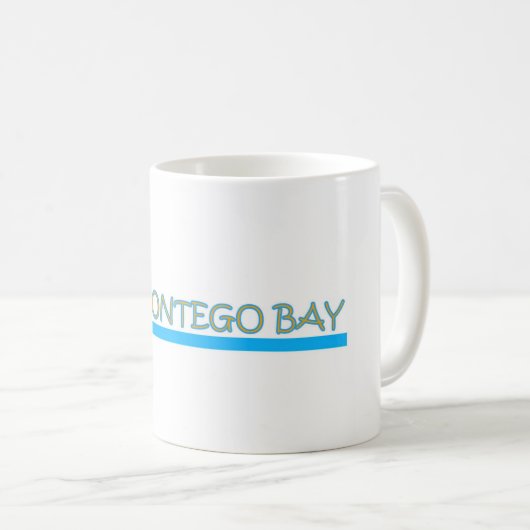 Montego Bay, Jamaika Kaffeetasse (VorderseiteRechts)