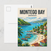 Montego Bay Jamaika Postkarte (Vorne/Hinten)