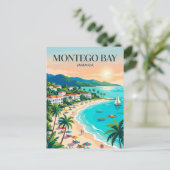 Montego Bay Jamaika Postkarte (Stehend Vorderseite)