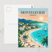 Montego Bay Jamaika Postkarte (Vorne/Hinten)