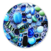 Montego Blues Mosaic Keramikknauf (Vorderseite)