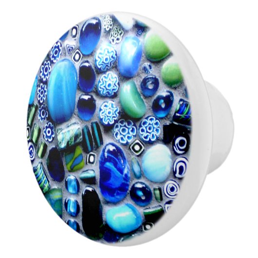 Montego Blues Mosaic Keramikknauf (Rechts)