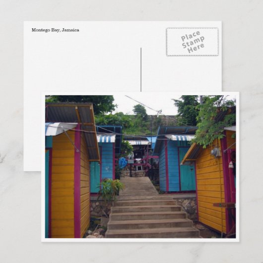 Montego-Farben Postkarte (Vorne/Hinten)