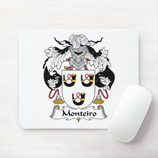 Monteiro Familienwappen Mousepad (Mit Mouse)