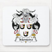 Monteiro Familienwappen Mousepad (Vorne)