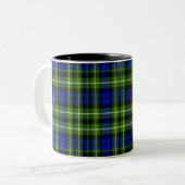 Monteith ScottishTartan Zweifarbige Tasse (Vorderseite Links)