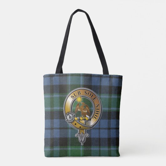Monteith Tartan & Abzeichen Tasche (Rückseite)