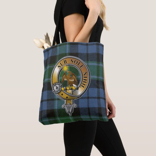 Monteith Tartan & Abzeichen Tasche (Von Nahem)