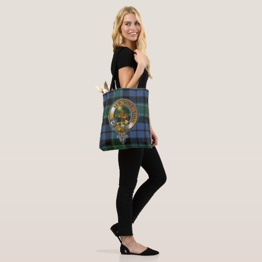 Monteith Tartan & Abzeichen Tasche (Am Model)