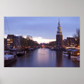 Montelbaan tower in Amsterdam the Netherlands Poster (Vorne)