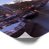 Montelbaan tower in Amsterdam the Netherlands Poster (Ecke)