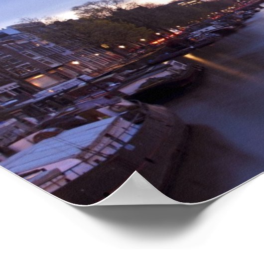 Montelbaan tower in Amsterdam the Netherlands Poster (Ecke)