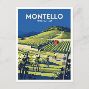Montello Wine Country Nervesa della Battaglia Postkarte