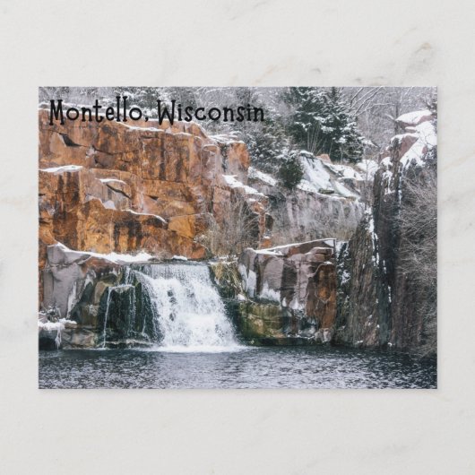 Montello Wisconsin Postkarte (Vorderseite)