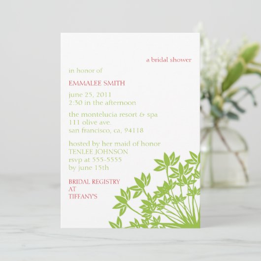 MONTELUCIA Einladung-Erdbeere Limon Einladung (Stehend Vorderseite)