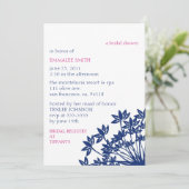 MONTELUCIA Einladung fuchsia n2vy (Stehend Vorderseite)