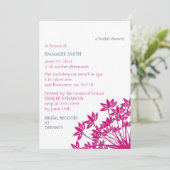 MONTELUCIA Invitation-Fuchsia-Marine Einladung (Stehend Vorderseite)