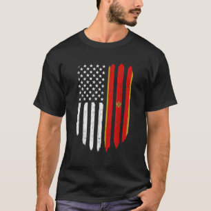 Montenegrinische Fahne Montenegro Vater Gift T-Shirt