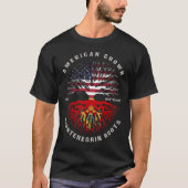 Montenegrinische Flagge für den montenegrinischen T-Shirt (Vorderseite)