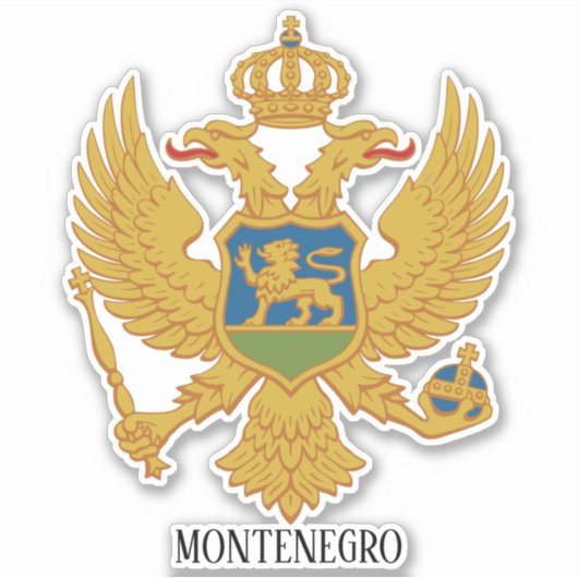 Montenegrinische Wehrpolizei Aufkleber (Vorderseite)