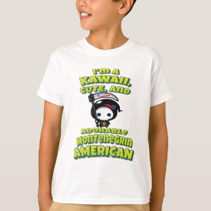 Montenegrinischer Grimischer Sensenmann T-Shirt