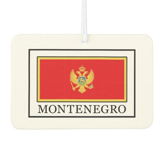 Montenegro Autolufterfrischer (Vorderseite)
