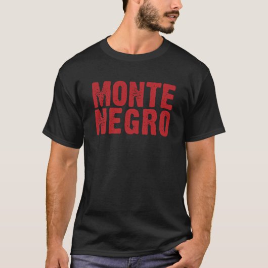 Montenegro Balkan country design T-Shirt (Vorderseite)