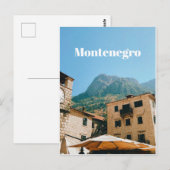 Montenegro Cityscape  Postkarte (Vorne/Hinten)